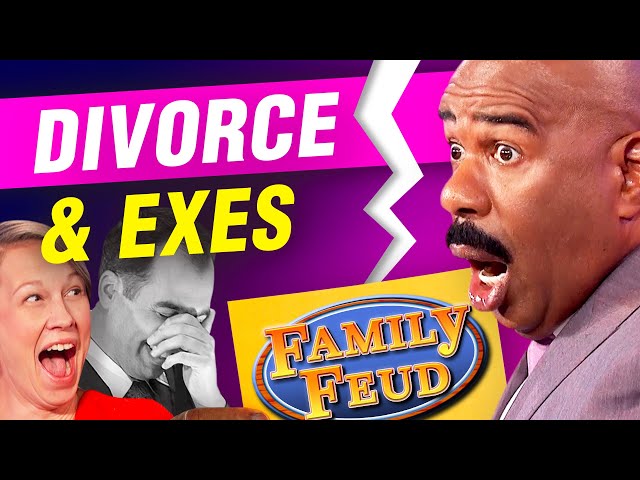 Funniest DIVORCE & EXES moments on Family Feud!