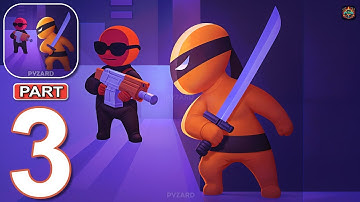 Stealth Master - Gameplay Walkthrough Part 3 - Become A Perfect Assassin Ninja (Android,iOS)