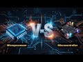 Microprocessor vs Microcontroller | Microprocessor | Microcontroller | explanation | Micro playlist