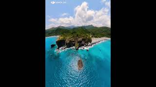 Ampere Beach Rock Formation, Dipaculao Aurora #DJIAvata360 #dronelife #fpv #AerialView