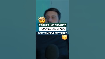 Qual a diferença entre TESTE feito pelo DEV vs QA #shorts #qa #testedesoftware #testeunitario