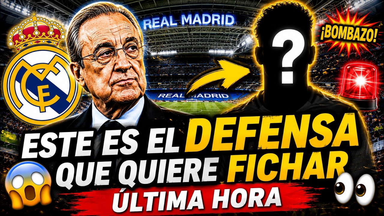 🟣⚪¡ESTE ES EL DEFENSA QUE QUIERE FICHAR EL REAL MADRID! | ÚLTIMA HORA ...