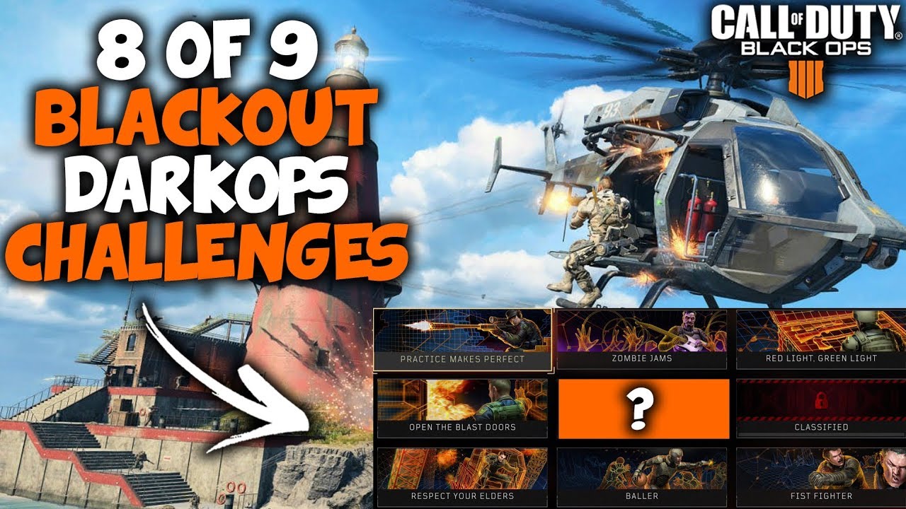 How to Complete All Black Ops 4 Blackout Dark Ops Challenges that We Know... 8 of 9 Completed
