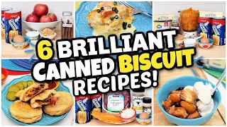 6 Brilliant Ways to Use Canned Biscuit Dough | Canned Biscuit Hacks