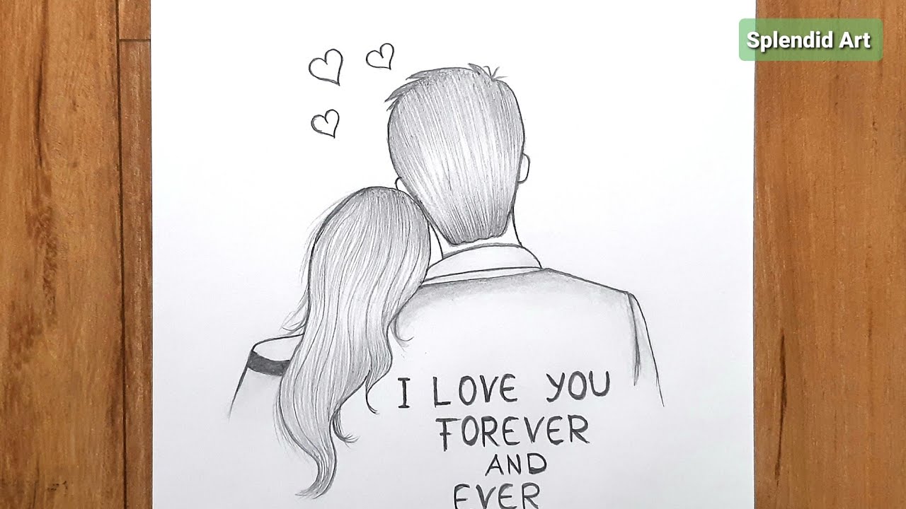 Share 160+ simple couple drawing easy best