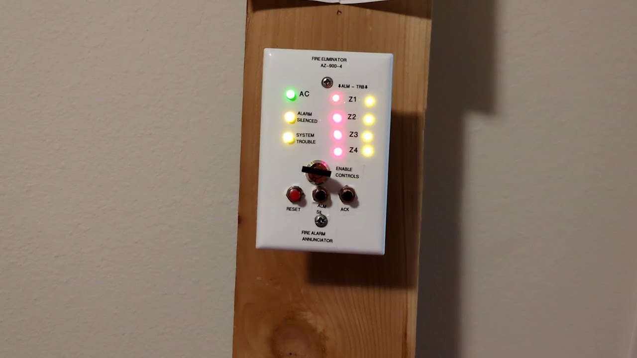 Fire Alarm Testing Practice Rig Fire Alarm System Test 33 - YouTube