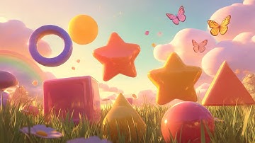 Shapes Song (3D Animated) | Learn Circle, Square, Triangle & More | Fun Learning for Kids