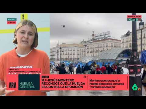 El Sindicato de Inquilinas advierte que aún "no hay una fecha final" para la acampada de Sol - ARV