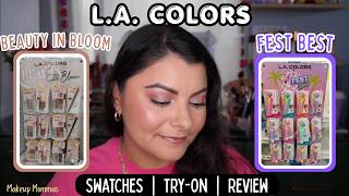 NEW LA COLORS BEAUTY IN BLOOM AND FEST BEST COLLECTIONS!  DOLLAR TREE | GRWM | Makeup Mommas
