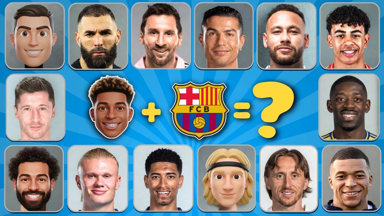 خمن اللاعب من خلال الأغنية والايموجي والنادي والجنسيه! 🤔🎶 تحدي كورة تريفيا ⚽رونالدو، ميسي، نيمار