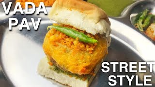 Vada Pav Recipe | Vada Pav Sukha Chutney & Green Chutney Recipe | Street Style Vada Pav