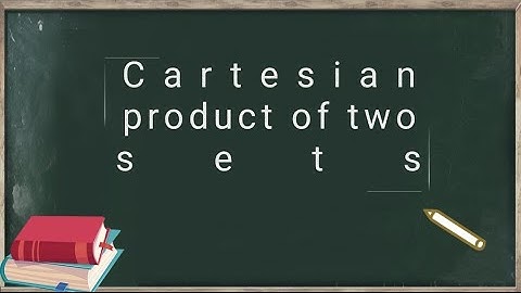 Cartesian Product of Two Sets | Set Theory Basics Explained with Examples