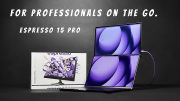 This portable monitor will change how you work! espresso 15 Pro