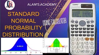 How to find the probability of standard normal distribution usinng calculator/ Easy calcullator hack