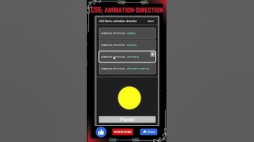#18 #css Animation-direction