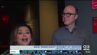 A sneak peak of the new Minecraft exhibit at MoPOP in Seattle