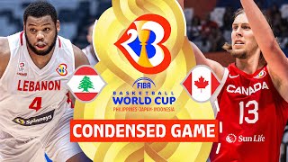 Lebanon 🇱🇧 vs Canada 🇨🇦 | Full Game Highlights