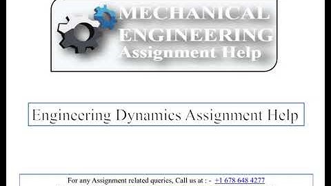 Engineering Dynamics Assignment Help