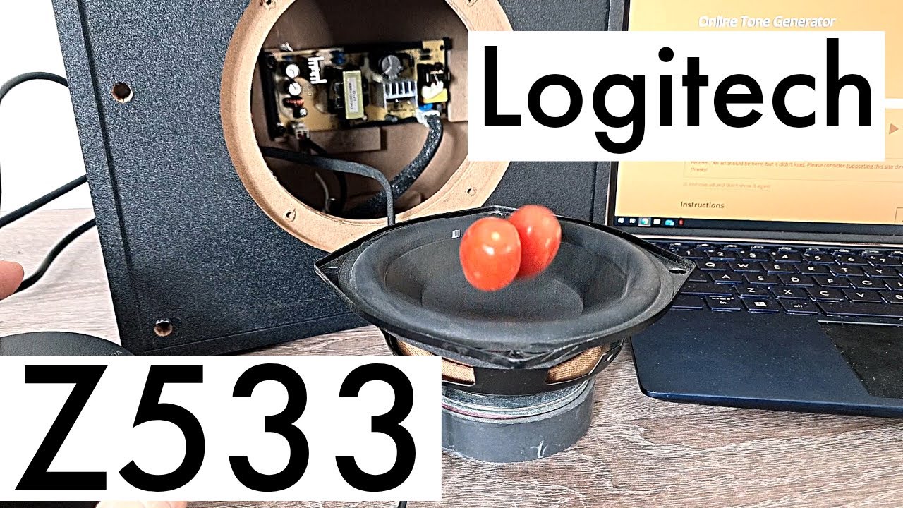 Brød eksil overdraw Logitech Z533 Disassembly + Free Air Bass Test - YouTube