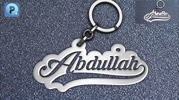 How to create key chain name text in pixeilab 2022 | in Hindi | technical Gaurav pro