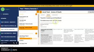 How to submit on SEQTA MRS DC