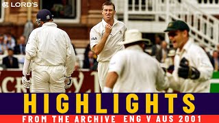 McGrath & Waugh At it Again For Australia! | Classic Match | England v Australia 2001 | Lord's