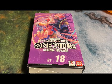 One Piece TCG Starter Deck 18 Opening! - YouTube One Piece TCG Starter Deck 18 Opening! - YouTube