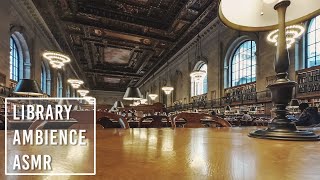 A Quiet NYC Library in the early morning! Ambience Study ASMR - New York Public Library