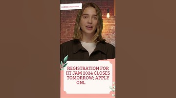 Registration for IIT JAM 2024 closes tomorrow; apply online at jam.iitm.ac.in. #iitjam #iitjam2024