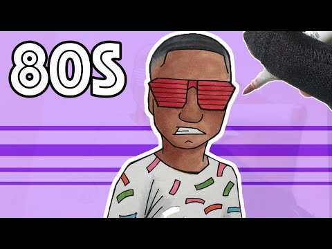 cartoon-clothing-haul--drawing-80s-inspired-clothes!