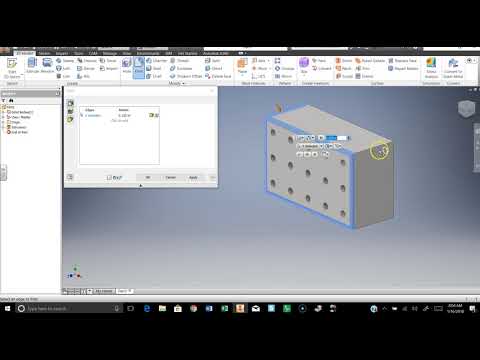 Rectangular Pattern Example