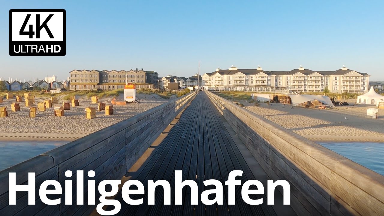 Heiligenhafen Spaziergang 2022: Yachthafen, Seebrücke, Bretterbude, Beach Motel Heiligenhafen