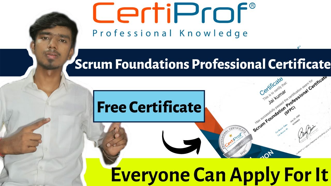 Scrum Foundation Professional Certificate (sfpc) | Free Certificate ...