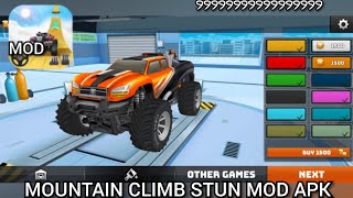 Mountain climb stunt Gameplay mod apk screenshot 1