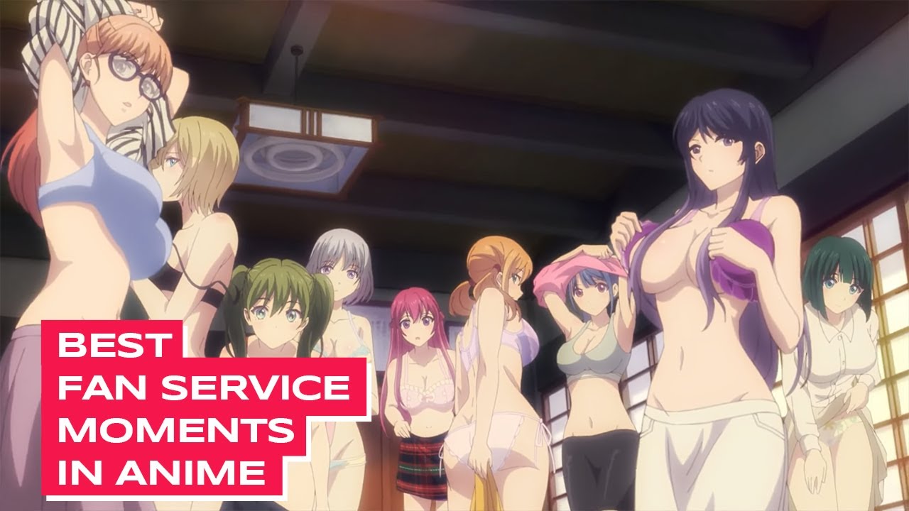 🔥 Top 10 Best Fan Service Moments in Anime! 😲✨ 