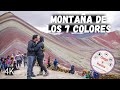 MONTAÑA ARCOÍRIS  (Rainbow Mountain) EN TOUR | PERÚ | 4K |