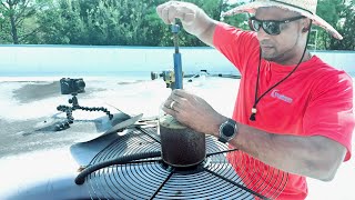 Unexpected Twist: Our HVAC Maintenance Reveals a Broken Fan Blade - See the Repair in Action!