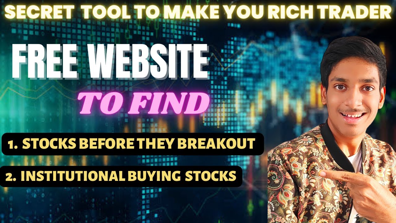 Find Stocks Before Breakout || Institutional buying Stocks Screener || Best Investing Strategy