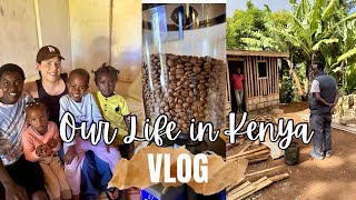 Rural Kenya Vlog | Visiting Friends & Updates on Our Neighbor’s New House 🇰🇪 