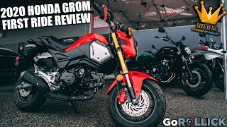 2020 HONDA GROM FIRST RIDE REVIEW [worth the upgrade?]