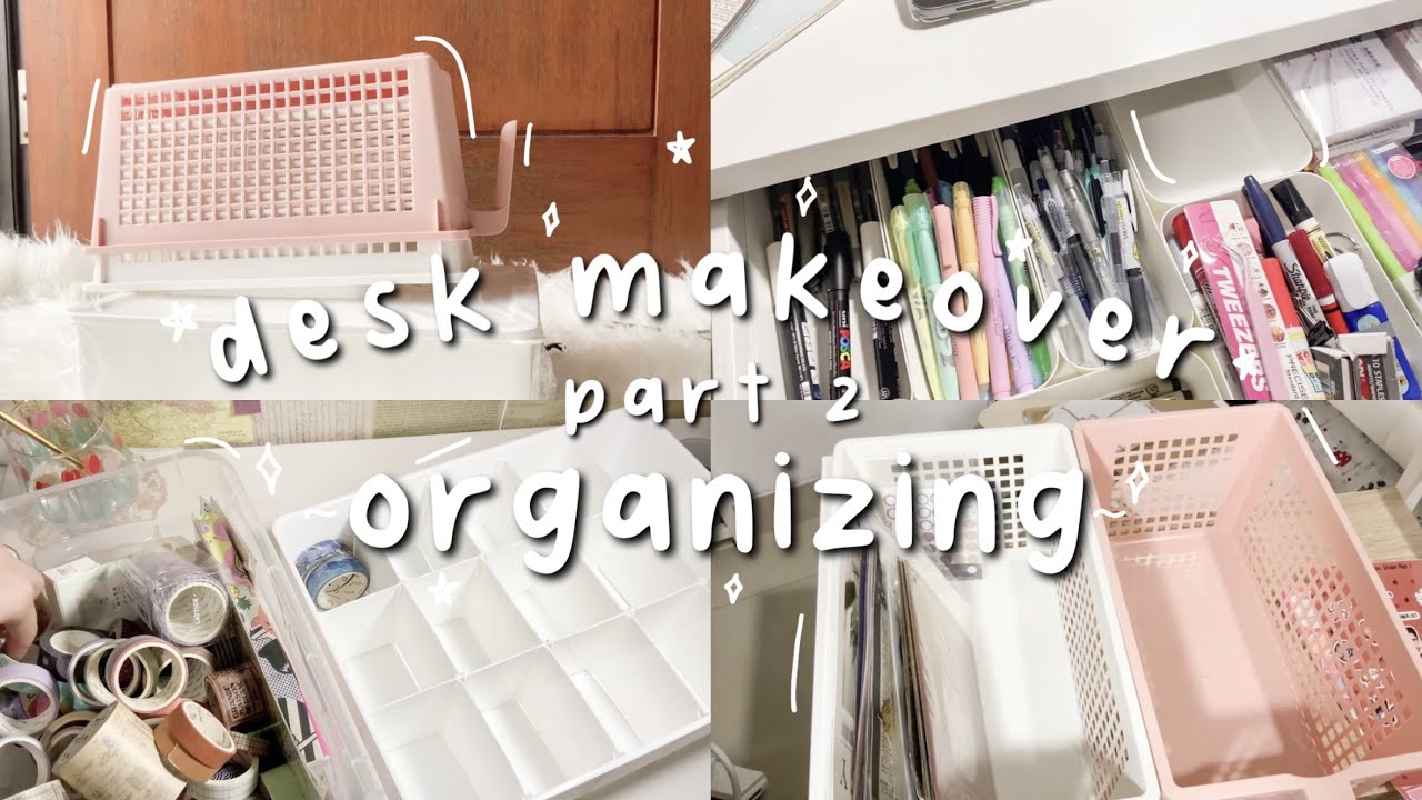 My Desk Makeover Journey Organizing My Stationery pt. 2 (Indonesia