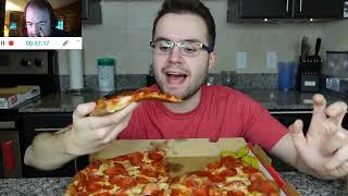 Papa John's NEW NY Style Pizza REVIEW! (Reaction; #1821)