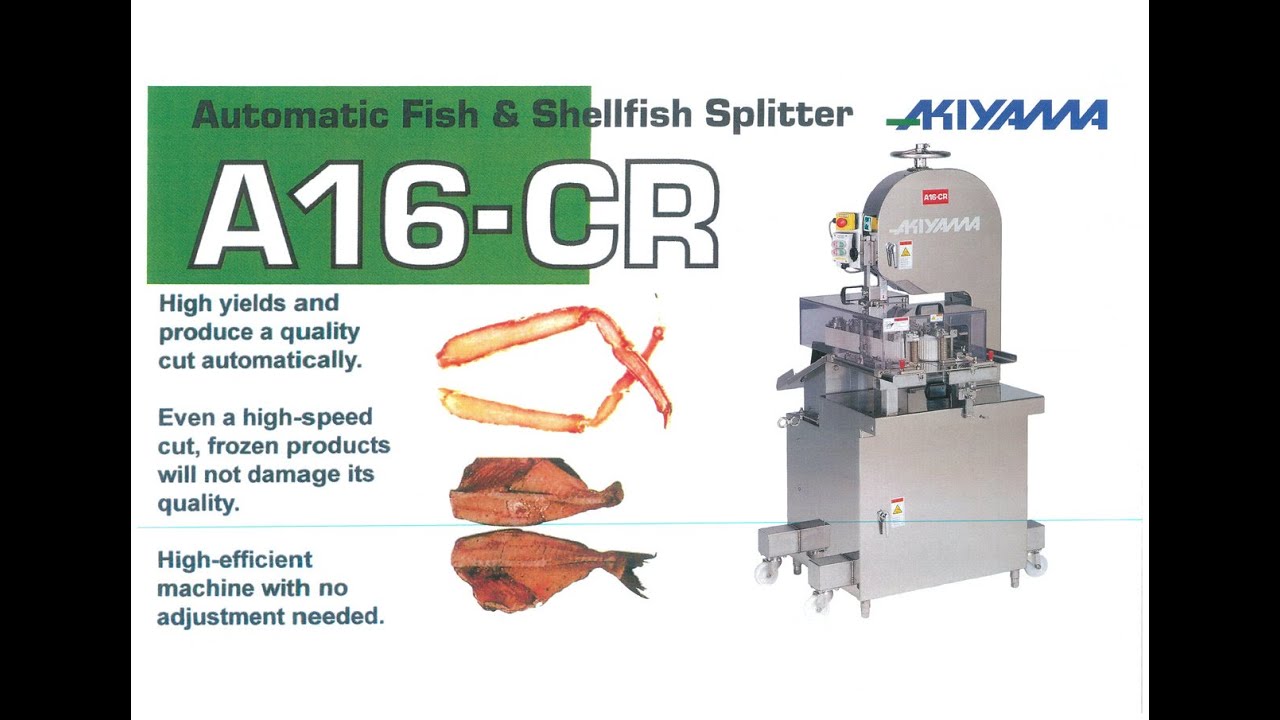 Ripper For Shell Fish Automatic Fish & Shellfish Splitter, A16-CR - YouTube