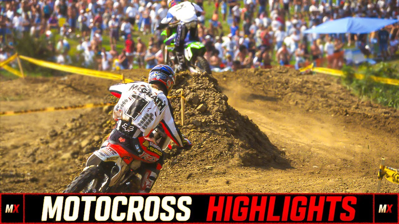 JEREMY MCGRATH VS JEFF EMIG - 1996 OUTDOORS - YouTube