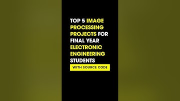 TOP 5 IMAGE PROCESSING PROJECT