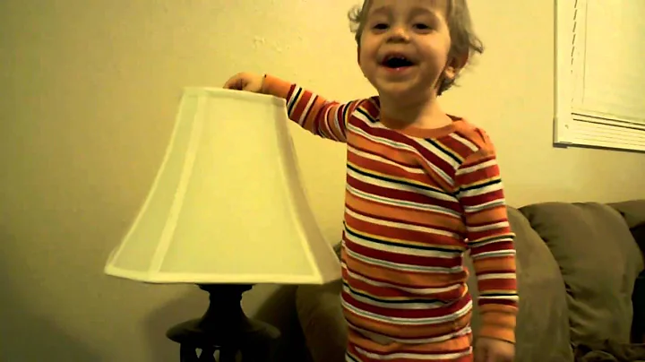 playing with lamp