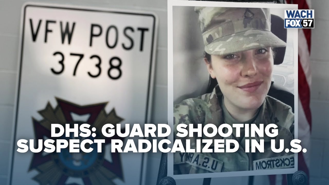 National Guard Shooting Suspect Radicalized in U.S., DHS Says - YouTube