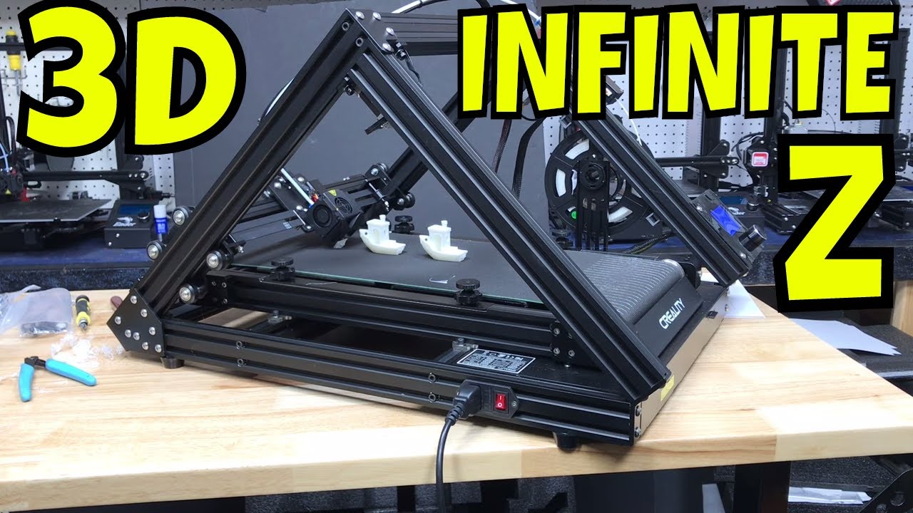 3D Printer CREALITY CR-30 3D Printer Unlimited Z-axis Printing and Rolling Conveyor Belt DIY Kit 3D Printer Resume Printing Function Suitable for Beginners 200 170*∞mm 
