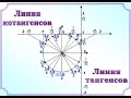 6 Линия тангенсов и линия котангенсов