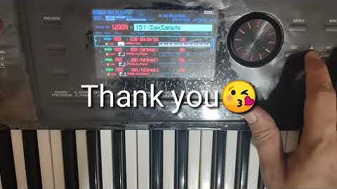 How to edit saxophone in Roland FA06